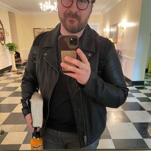 Schott 503VN Leather Motorcycle Jaceket- Size Large